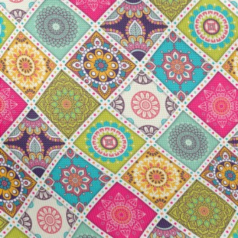 Colorful Carpet Pongee