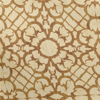 Vintage Brown Pattern Pongee