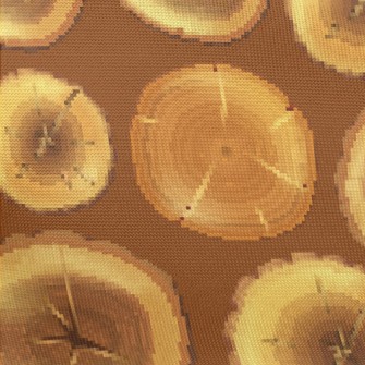 Stump Pattern Pongee
