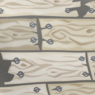 Scary Wooden Door Pongee