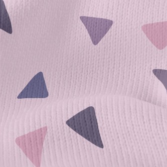 Purple And Navy Stretch Jersey