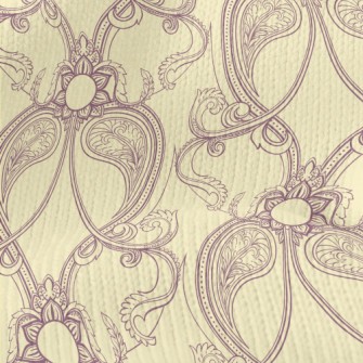 Retro Purple Flower Stretch Jersey