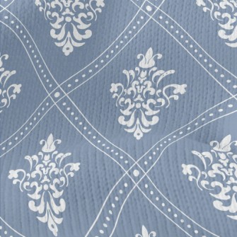 Blue Baroque Stretch Jersey