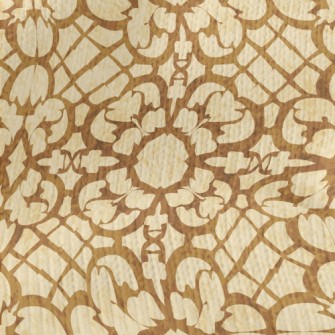 Vintage Brown Pattern Stretch Jersey
