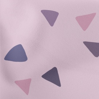 Purple And Navy Lightweight Cotton Poplin