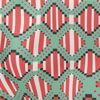 Ethnic Striped Totem Lightweight Cotton Poplin
