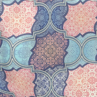 Indian Style Totem Lightweight Cotton Poplin