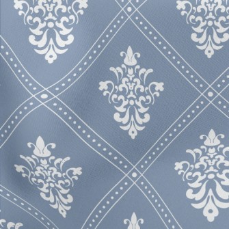 Blue Baroque Lightweight Cotton Poplin