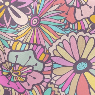 Flowers In Bloom Lightweight Cotton Poplin