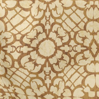 Vintage Brown Pattern Lightweight Cotton Poplin