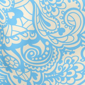 Blue Spray Lightweight Cotton Poplin