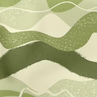 Green Wave Lightweight Cotton Poplin