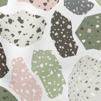 Leopard Print Stone Lightweight Cotton Poplin
