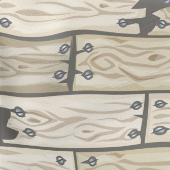 Scary Wooden Door Lightweight Cotton Poplin