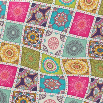 Colorful Carpet Midweight Cotton Poplin