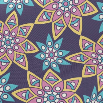 Beautiful Flowers Midweight Cotton Poplin