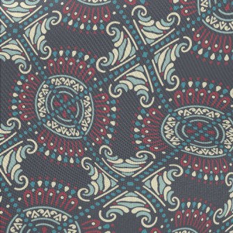Arabic Map Midweight Cotton Poplin