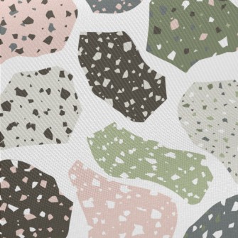 Leopard Print Stone Midweight Cotton Poplin