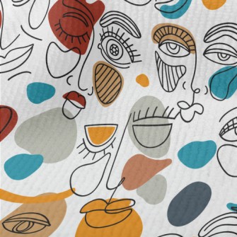 Abstract Art Human Face Terry