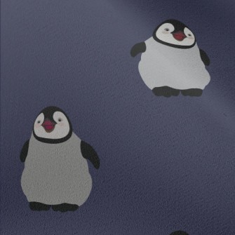 Cartoon Laughing Penguin Chiffon