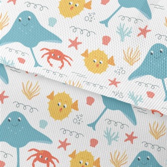 Marine Life Waterproof Oxford