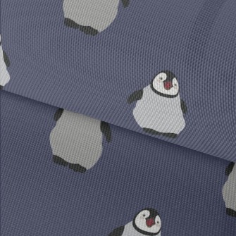 Cartoon Laughing Penguin Waterproof Oxford