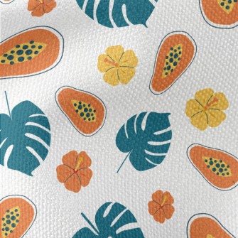 Hand Drawn Cartoon Papaya Waterproof Canvas