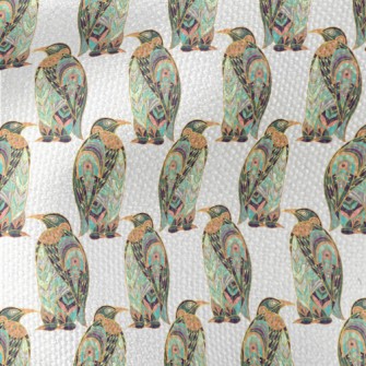 Art Deco Penguin Waterproof Canvas