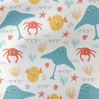 Marine Life Waterproof Canvas