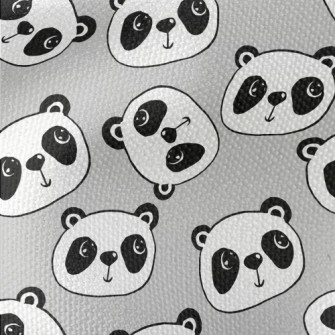 Cartoon Doodle Panda Waterproof Canvas