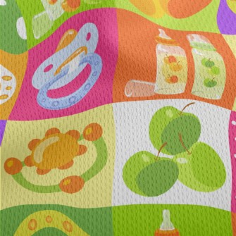 Colorful Baby Products Athletic Mesh Flat Back