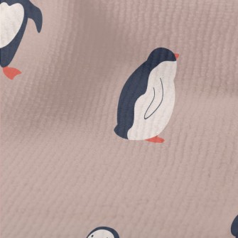 Hand Drawn Playful Penguin Terry