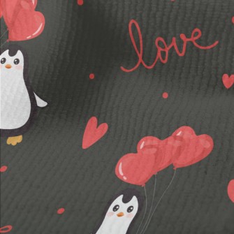 Penguin With Heart Balloon Terry