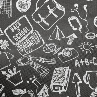 Hand Drawn Campus Life Performance Linen