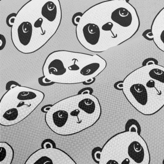 Cartoon Doodle Panda Performance Linen