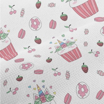 Unicorn Cupcakes Performance Linen