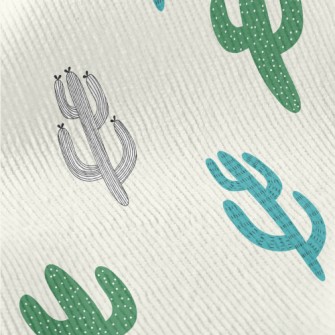 Hand Drawn Cactus Illustration Standard Corduroy