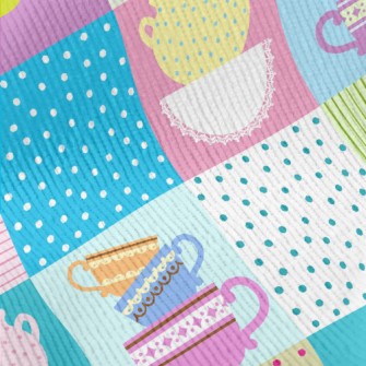 Colorful Tea Set Standard Corduroy