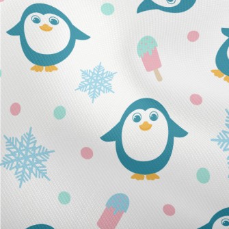 Cartoon Penguin With Popsicle Dobby
