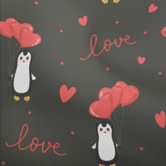 Penguin With Heart Balloon Dobby