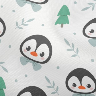Cartoon Penguin Wearing A Bow Dobby