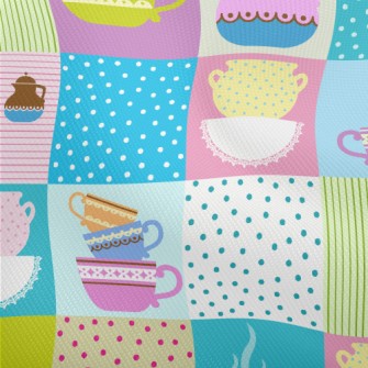 Colorful Tea Set Dobby