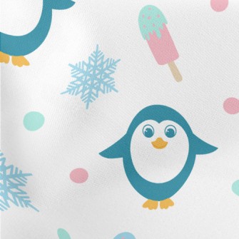 Cartoon Penguin With Popsicle Stretch Ponte