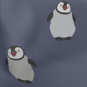 Cartoon Laughing Penguin Stretch Ponte
