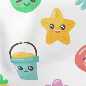 Cartoon Sea Stall Props Stretch Ponte