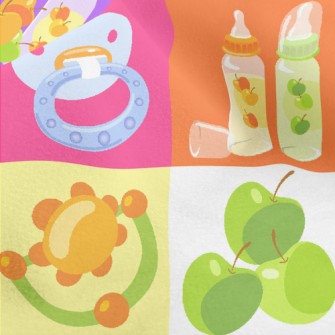 Colorful Baby Products Micro Fleece