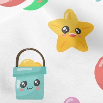 Cartoon Sea Stall Props Micro Fleece