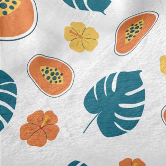 Hand Drawn Cartoon Papaya Minky