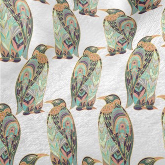 Art Deco Penguin Minky