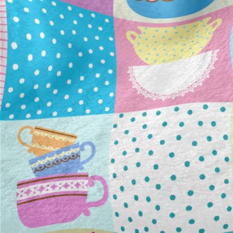 Colorful Tea Set Minky